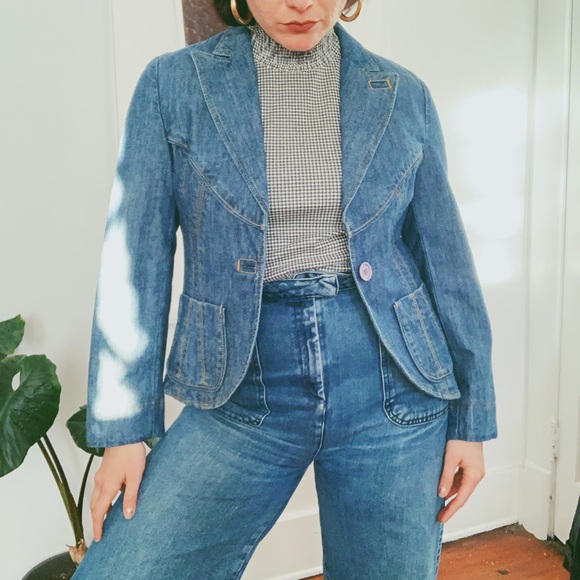Marc Jacobs Vintage Inspired Denim Blazer - Picture 2 of 3
